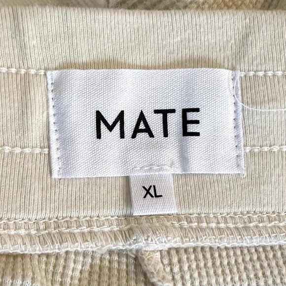 MATE the Label White Organic Thermal Wide Leg Pant - XL - Picture 3 of 10